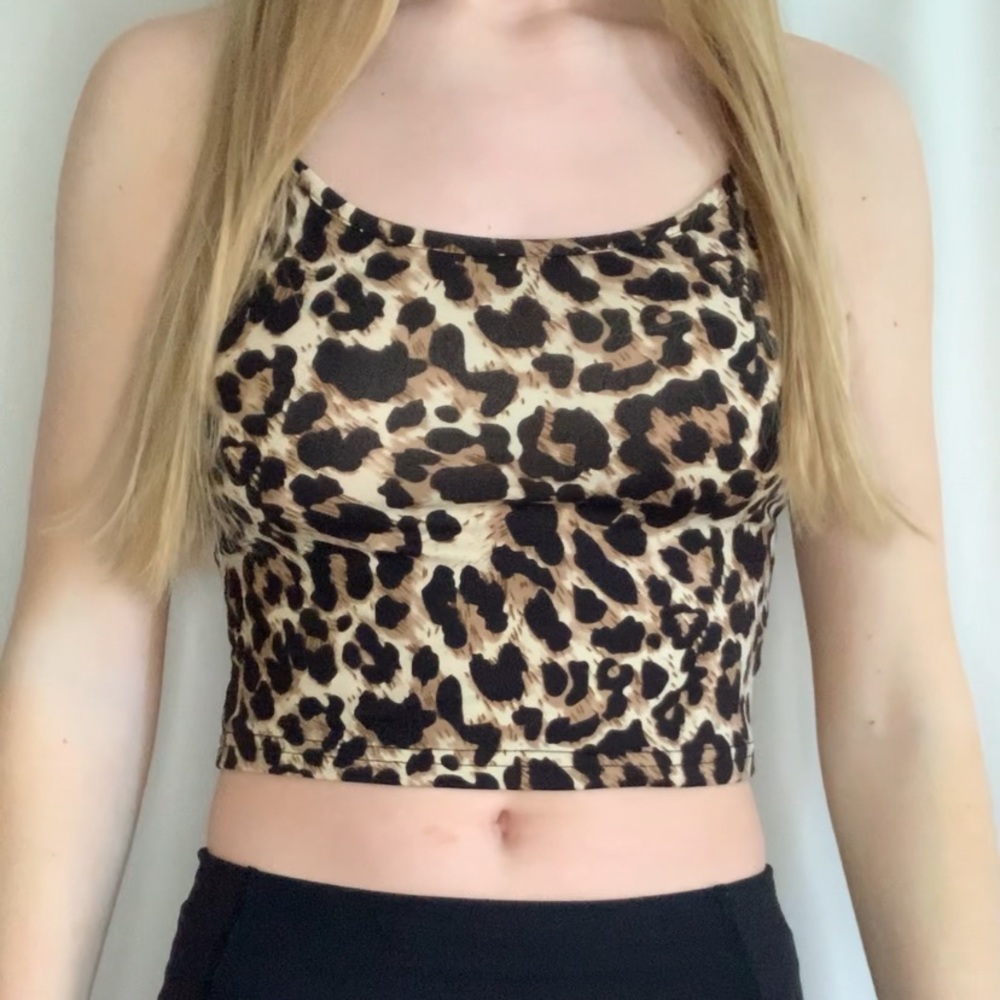 Snake skin / cheetah crop top bundle NWOT